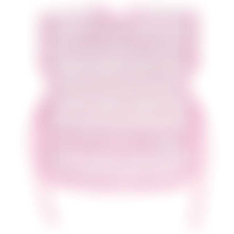 Bumkins Short Sleeved Art Smock - Pink Chevron