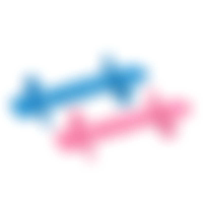 Nuby Sure Grip Dipeez Silicone Self-Feeding Spoons 2-Pack - Pink & Blue