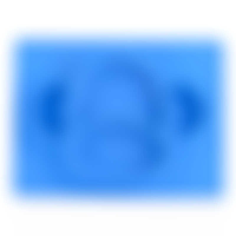 Nuby Sure Grip 迷你矽膠餐墊 - 藍猴