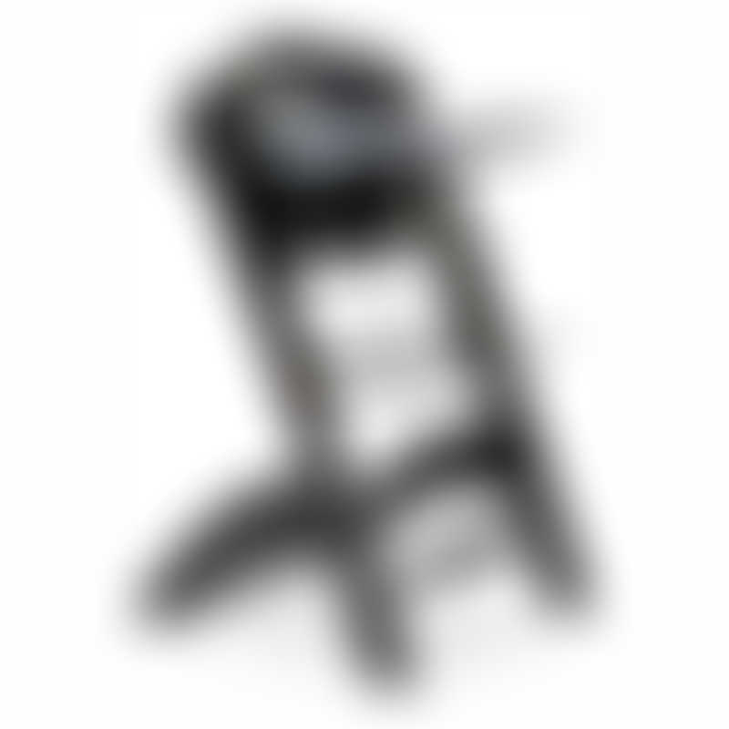 Childhome Lambda 3 高腳椅 + 餵食盤 - 黑色