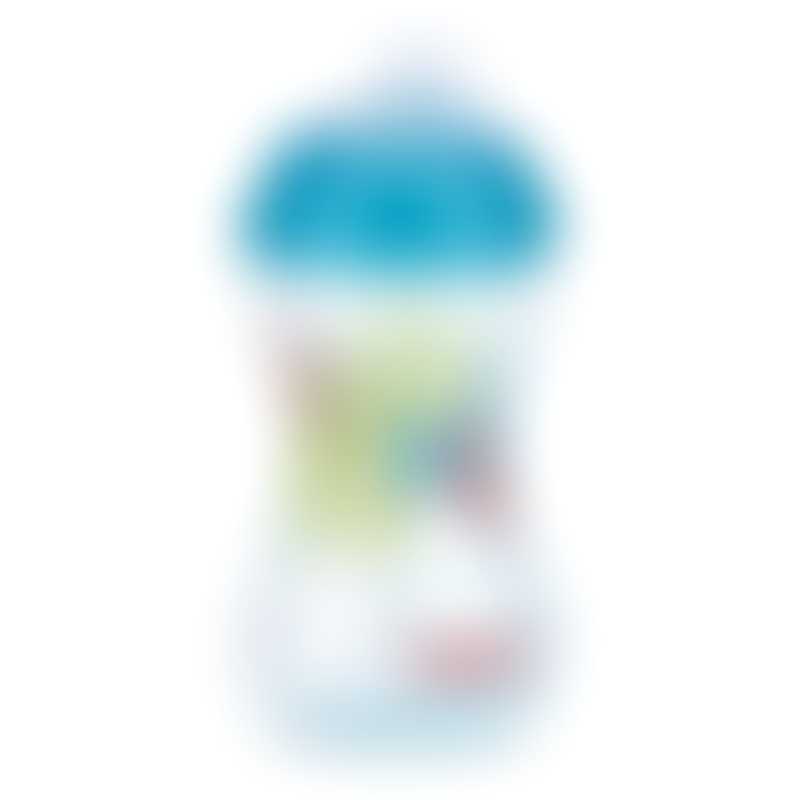 Nuby Seri Desainer Clik-it Easy Grip Tanpa Tumpahan 300 ml - Aqua 6m+