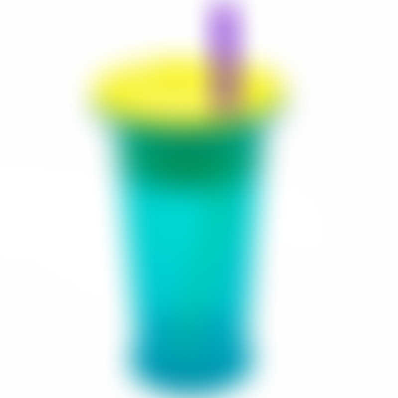 Sassy Baby 9oz Silicone Straw Cup (9+ months) - Green