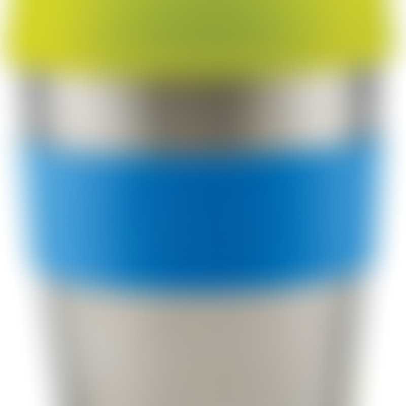 Cheeki Stainless Steel Coffee Cups 8 oz (235 ml) - Silver/Blue