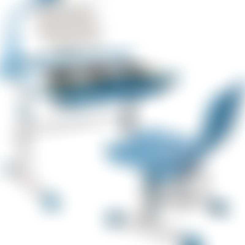 Kumamon Ergonomic Desk and Chair Set - Blue