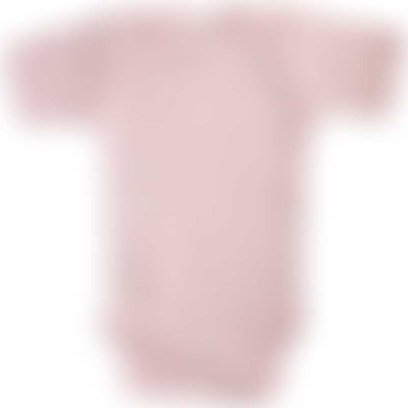 Nature Baby - Short Sleeve Bodysuit - Pink Stripe (6-12mth)