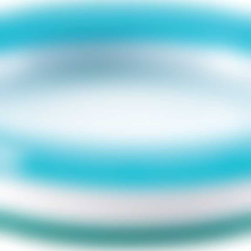 OXO Tot Training Plate with Removable Ring - Aqua