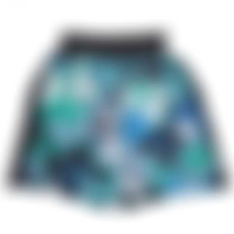 Splash About Board Shorts - Hibiscus Blue