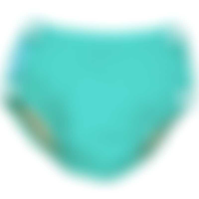 Charlie Banana Reusable Easy Snaps Swim Diaper - Fluorescent Turquoise