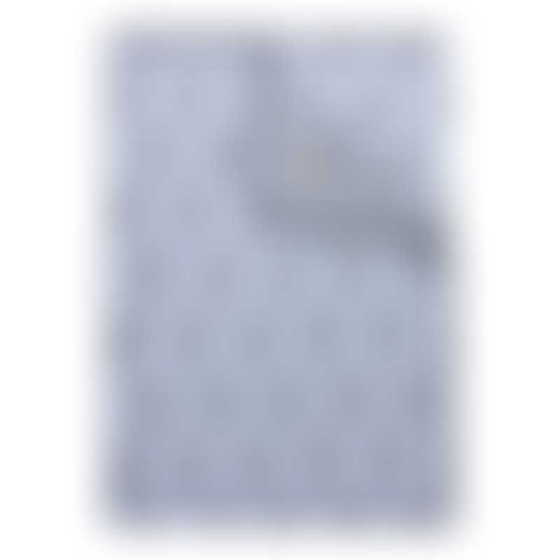 Baa Baa Sheepz® Double Layer Blanket 80x100cm - Big Sheepz White + Checkers Grey