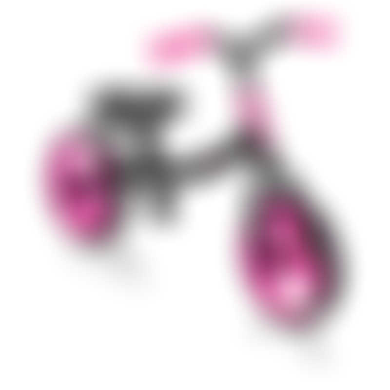 Globber GO BIKE Balance Bike - Black / Neon Pink