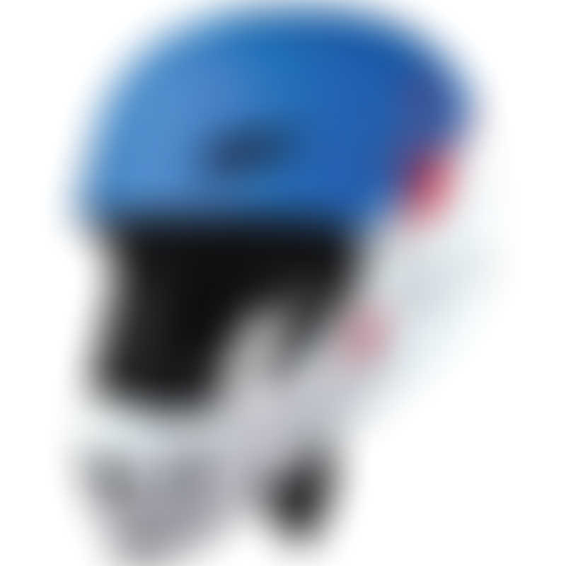 Micro Scooter Helmet - Racing White/Blue - One Size 50-54cm