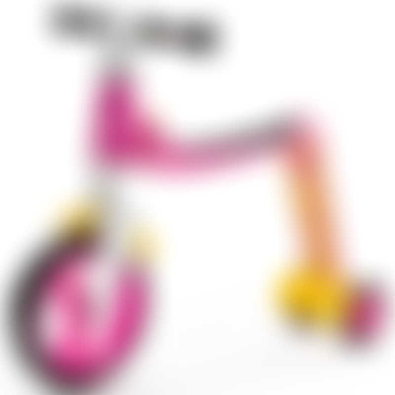Scoot & Ride HighwayBaby+ (1 year +) (3 Wheels) - Pink/Yellow