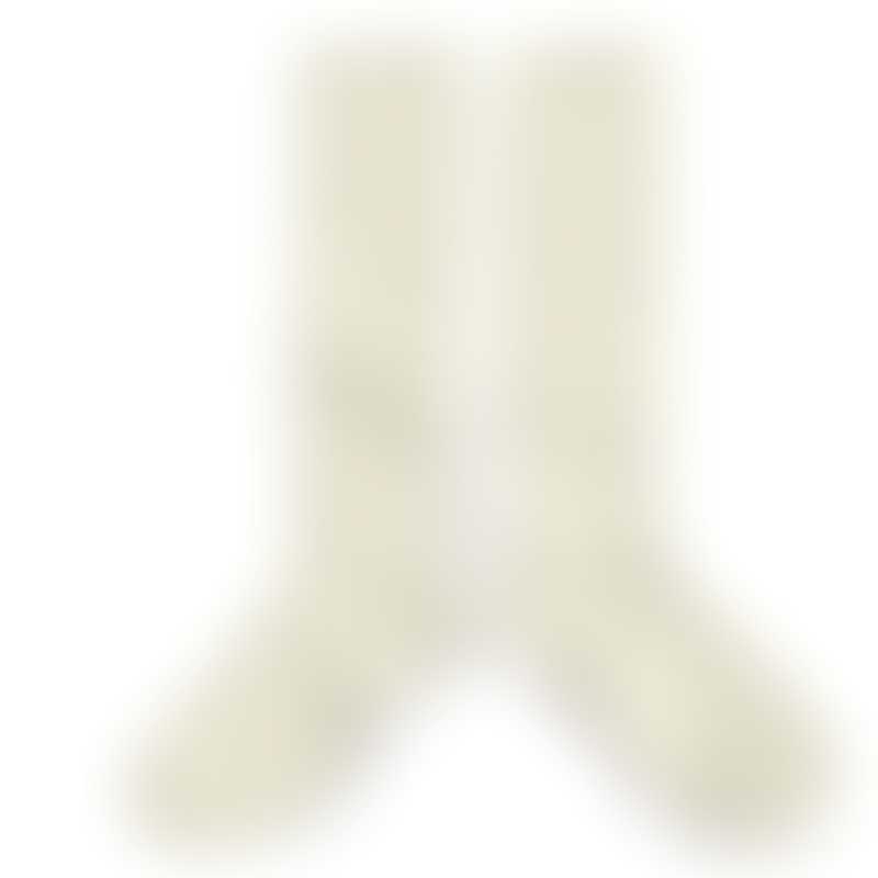 Collegien La Haute Plain Ribbed Knee-Highs Socks - Cream - 24/27 (3-4y)