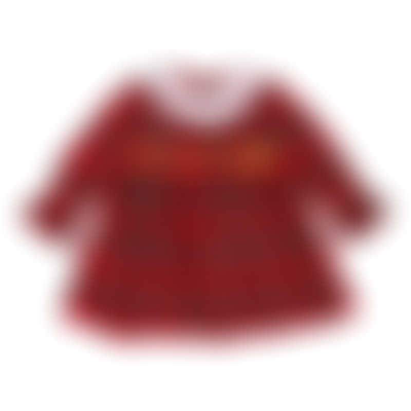 Cotton Pigs Little Girl's Red Tartan Dress