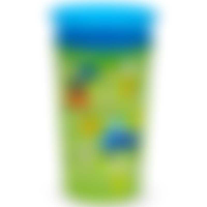 Munchkin Miracle 360° 裝飾吸管杯 9oz - 綠色/藍色 12m+