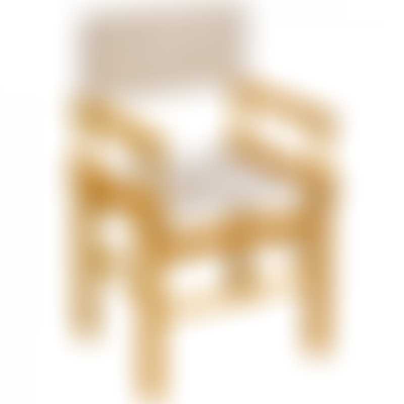 Moulin Roty 風車工紡 懷舊系列 - 兒童導演椅子 33x28x58cm - 天然木色