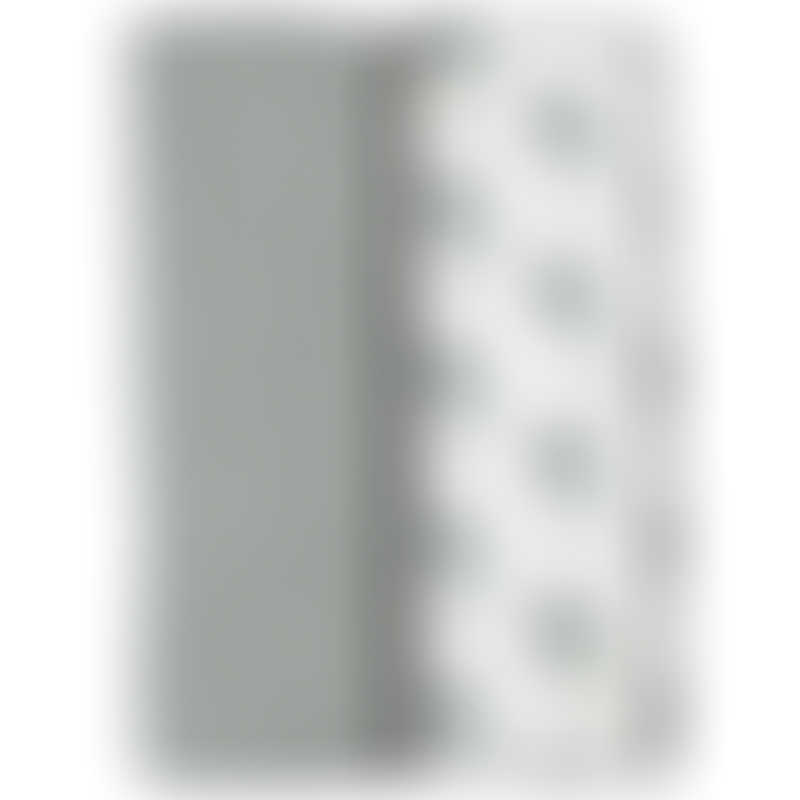 Beaba Organic Muslin Squares 2-Pack - Mirage Grey (120x120cm)