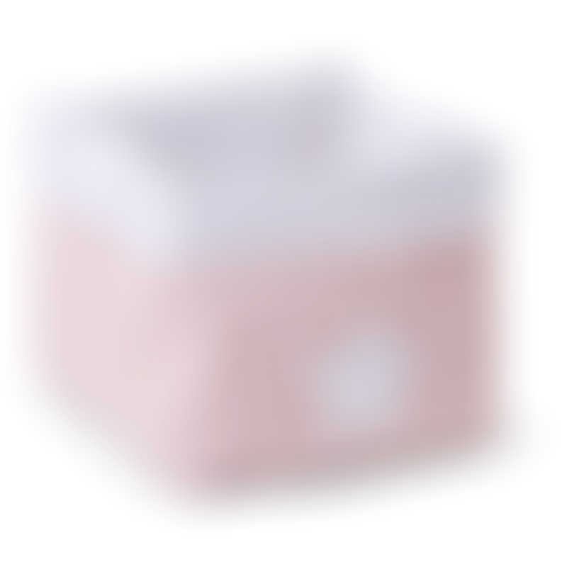 Childhome Storage Basket - Canvas, Soft Pink White