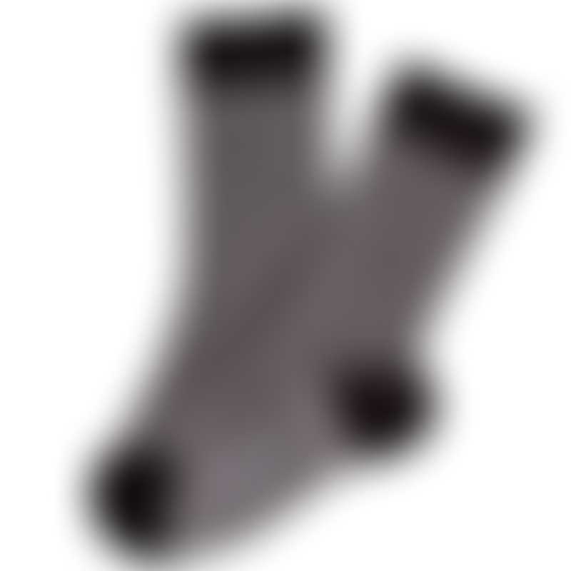 Collegien The Heritage Ankle Socks - Silver Grey - 28/31 (5-8y)
