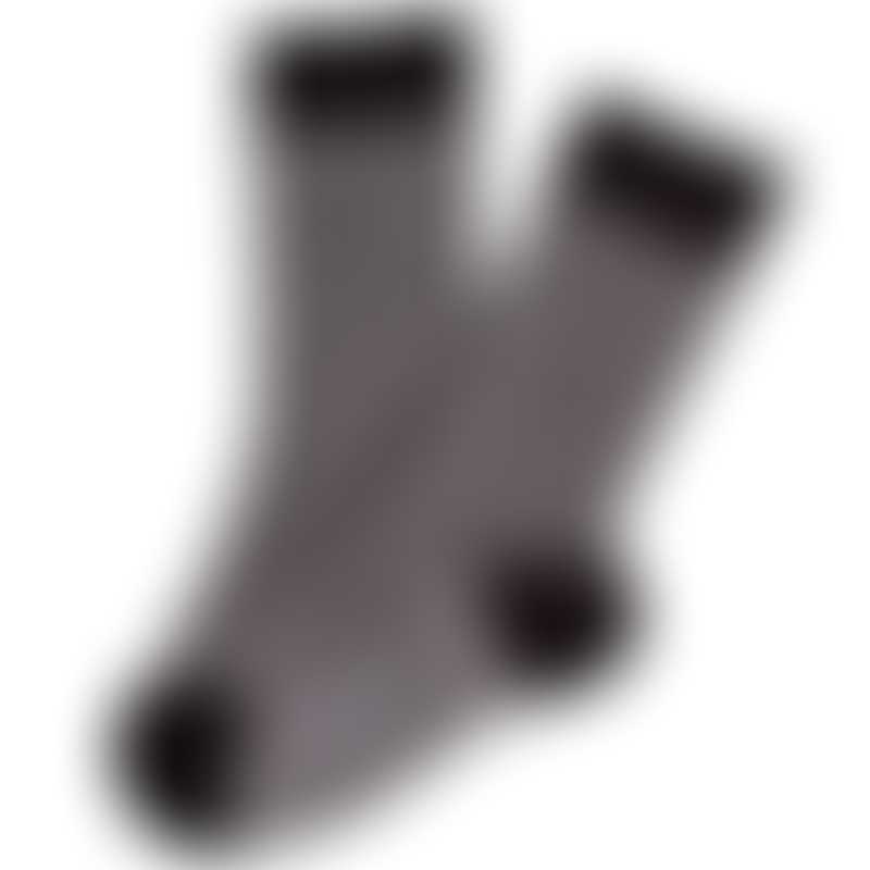 Collegien The Heritage Ankle Socks - Silver Grey - 32/35 (8-12y)