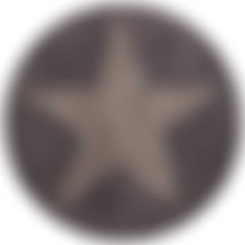 Lorena Canals Reversible Star Beige-Dark Grey 140cm (Rug)